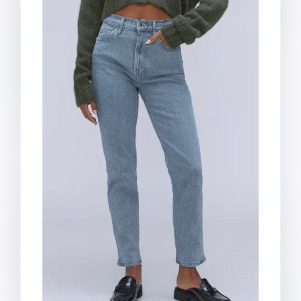 Everlane Cheeky Straight Leg Jean - Crop